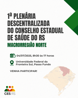 1ª Plenária Descentralizada